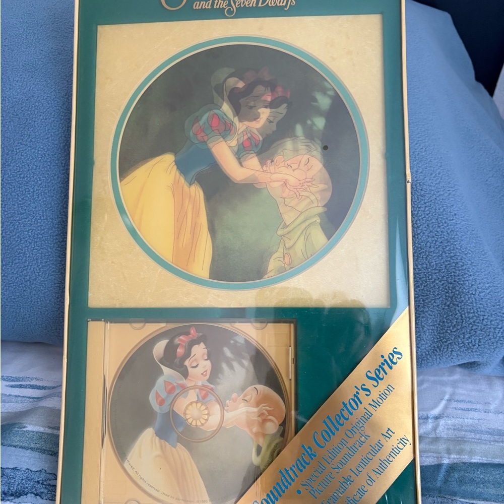Snow White and the Seven Dwarfs Collector's Series Soundtrack & Framable Art